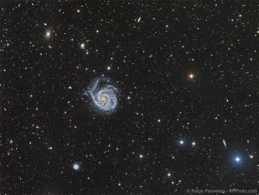 Pinwheel Galaxy M101 & Supernova